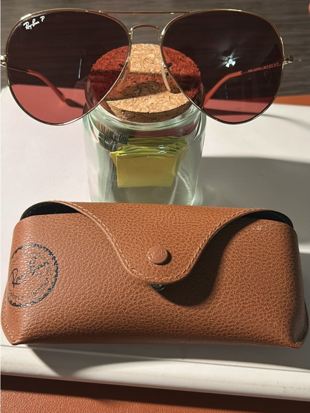 Ray Ban RB 3689 Aviator Metal II 9064/AF Polarized authentic.